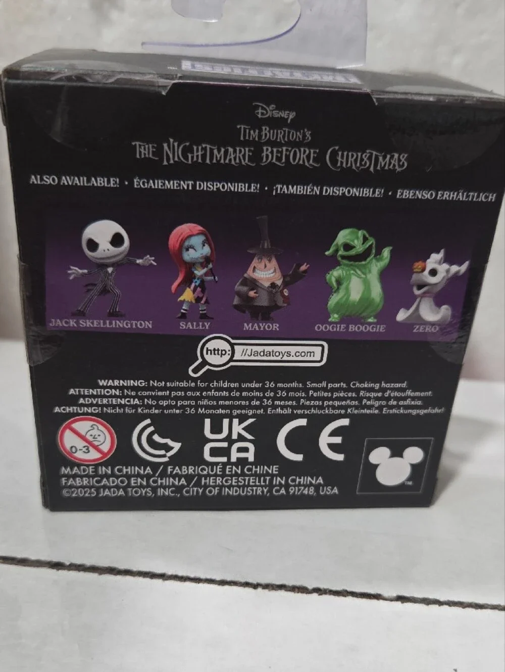 The Nightmare Before Christmas Mayor Die-Cast Figure - Black/Purple